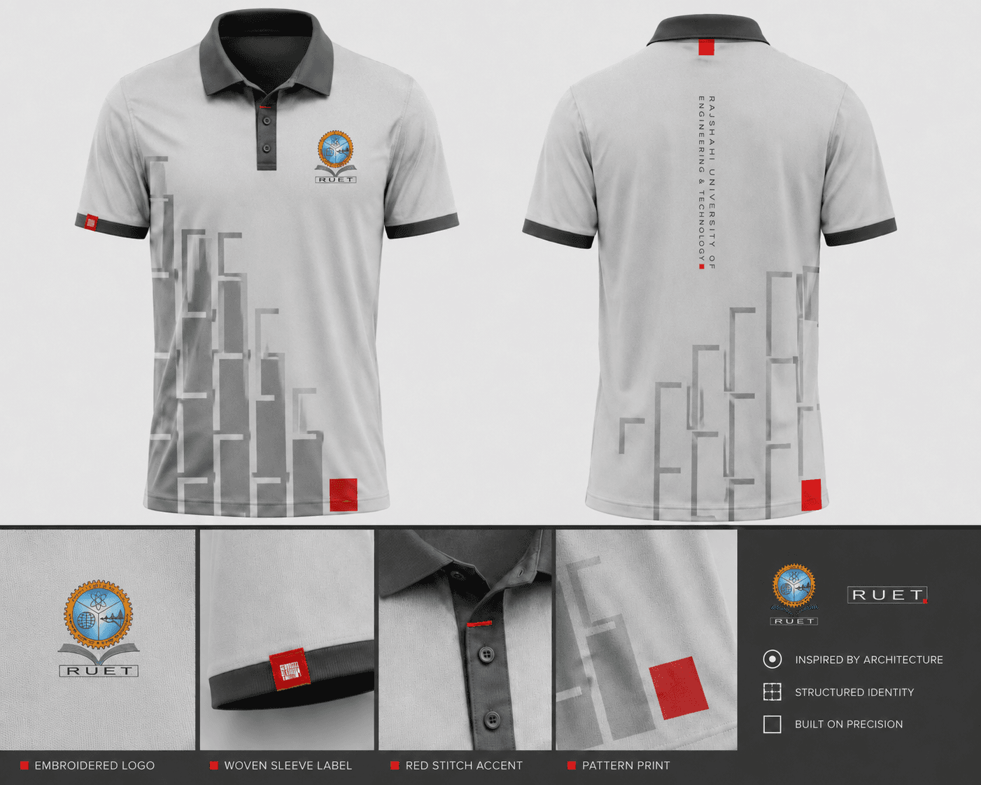 RUET POLO Shirt SILVAR Edition 2