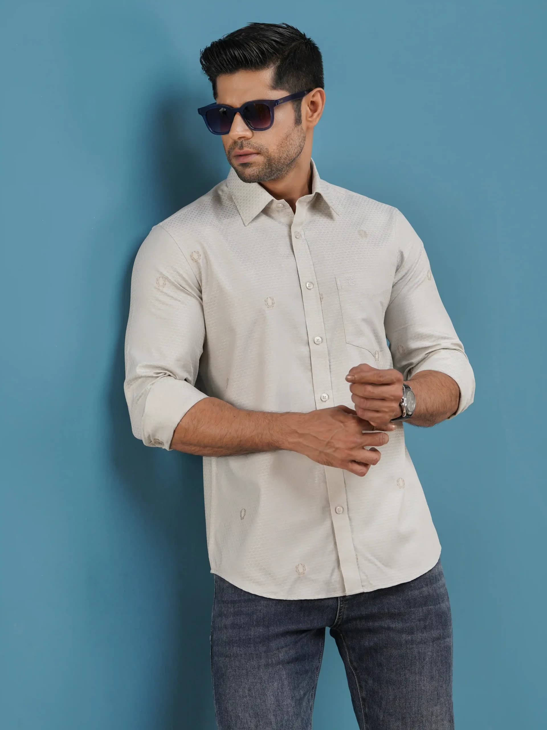 Formal Navyblue shirt 2