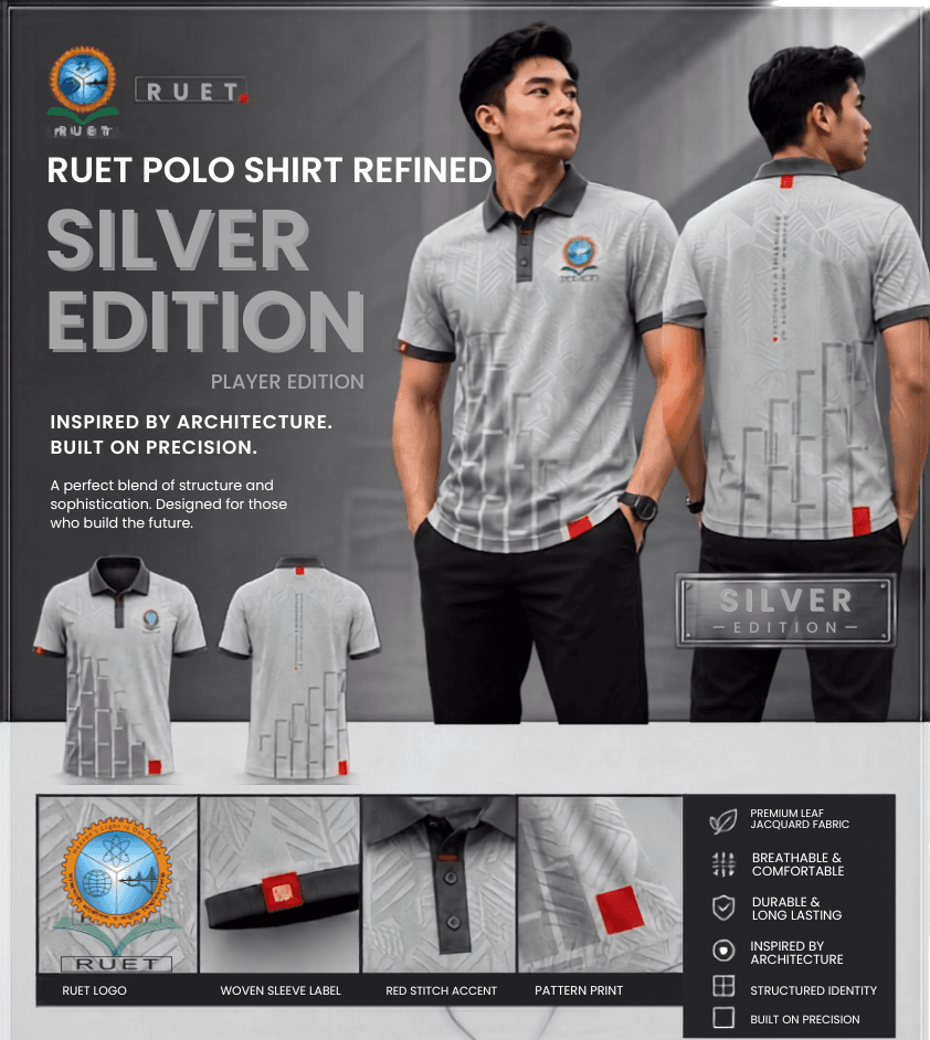 RUET POLO Shirt SILVAR Edition REFINED