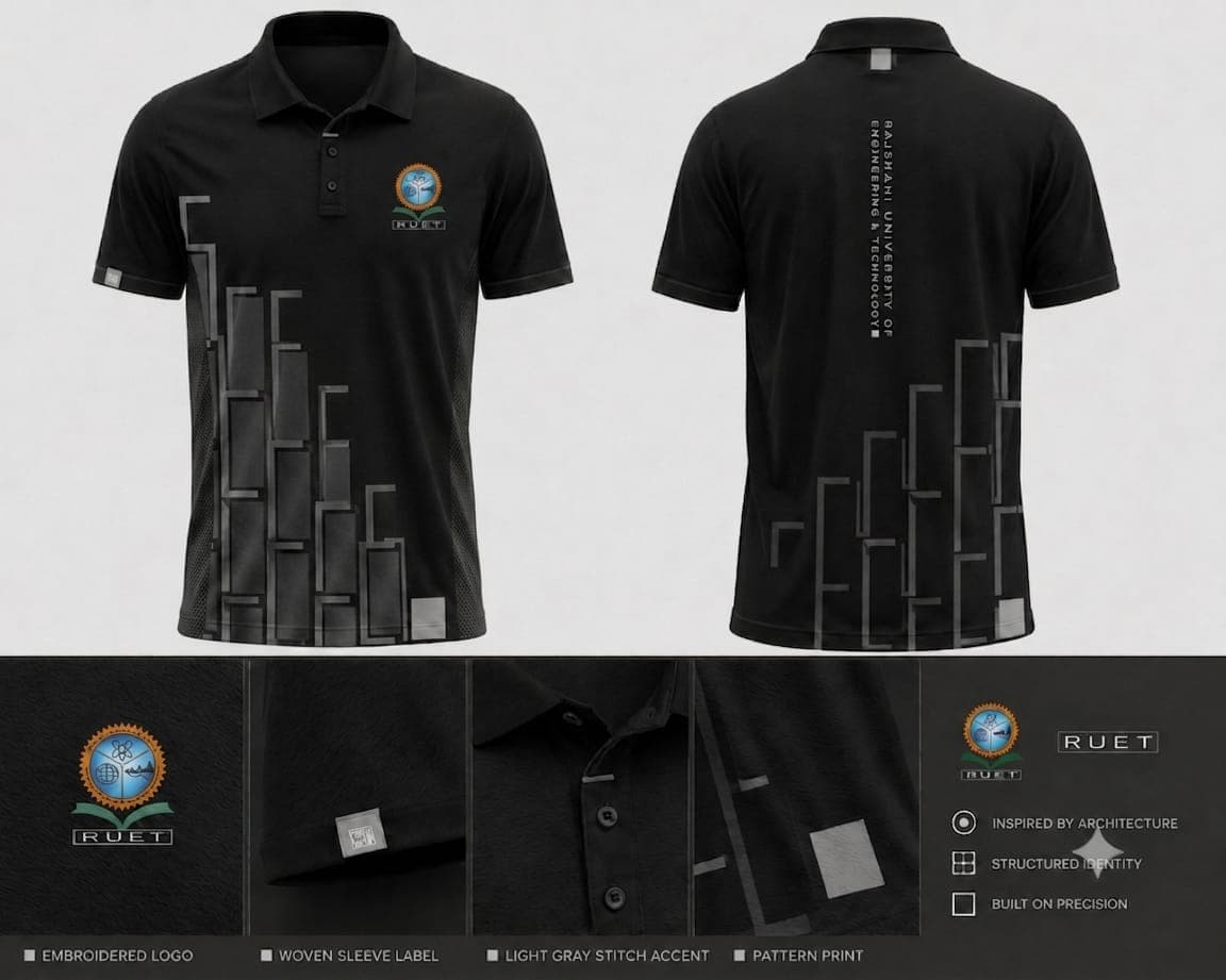 RUET POLO Shirt BLACK Edition 